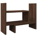 Miniatyrbilde 1 av 11: vidaXL Hylle til skrivebord brun eik 38,5x17x39 cm konstruert tre