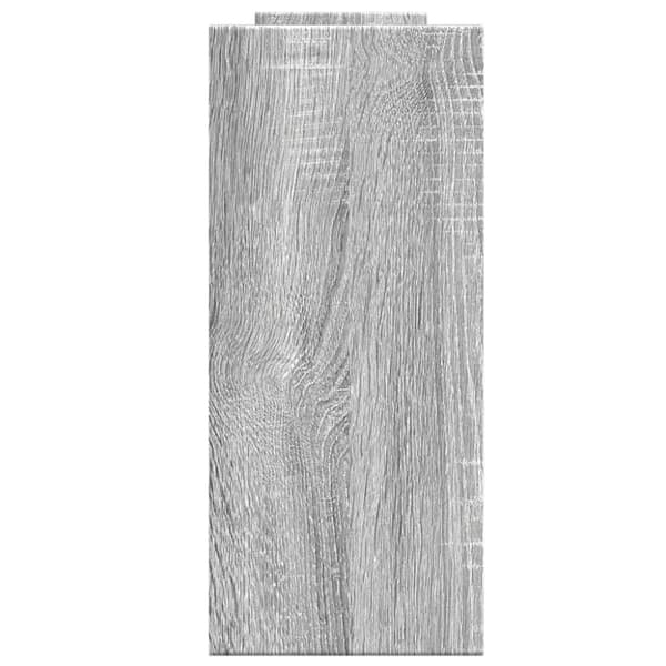 vidaXL Skrivbordshyllor grå sonoma 38,5x17x39 cm konstruerat trä