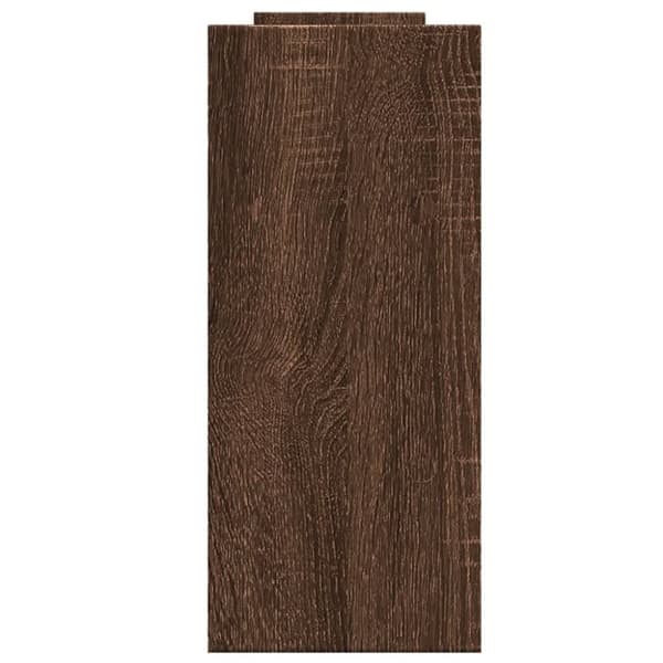 vidaXL dueslag 38,5x17x39 cm konstrueret træ brun egetræsfarve