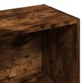 Miniatyrbilde 9 av 11: vidaXL Bokhylle røkt eik 57x28,5x141 cm konstruert tre