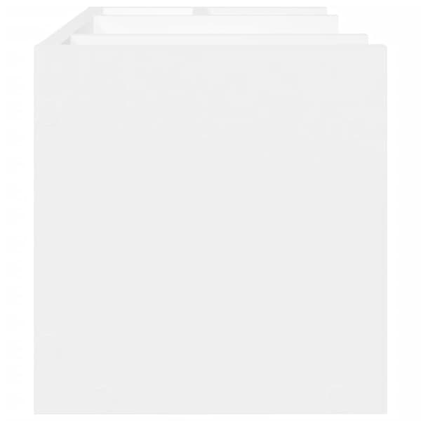 vidaXL Hylle til skrivebord betonggrå 44,5x24x25 cm konstruert tre