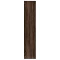 Miniatyrbilde 6 av 11: vidaXL Bokhylle brun eik 57x28,5x141 cm konstruert tre