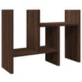 Miniatyrbilde 8 av 11: vidaXL Hylle til skrivebord brun eik 34,5x15,5x35,5 cm konstruert tre