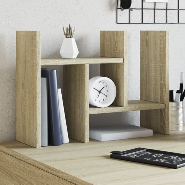 vidaXL dueslag 34,5x15,5x35,5 cm konstrueret træ sonoma-eg