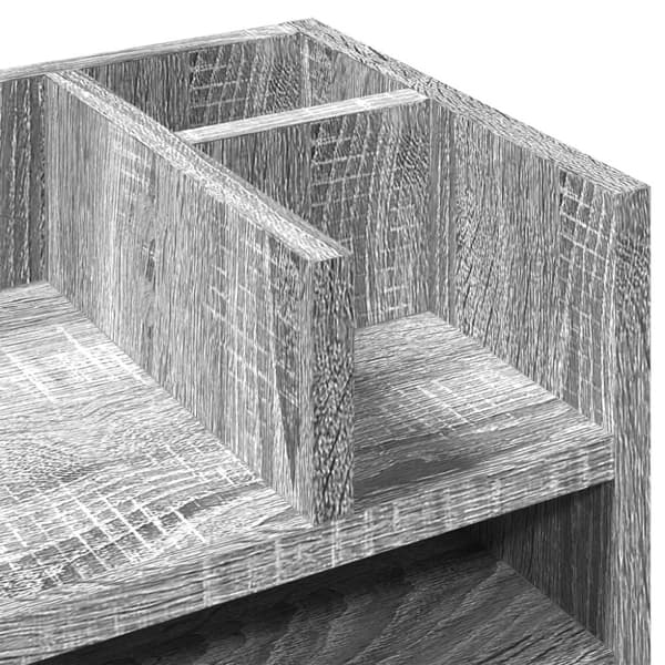 vidaXL dueslag 44,5x24x25 cm konstrueret træ grå sonoma-eg