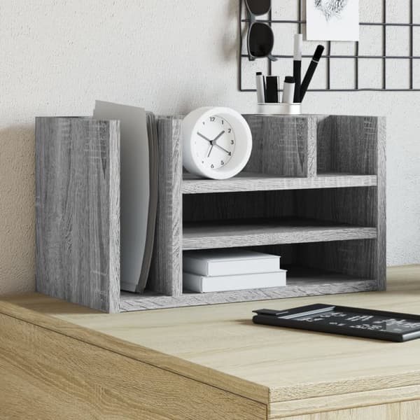 vidaXL dueslag 44,5x24x25 cm konstrueret træ grå sonoma-eg