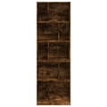 Pikkukuva 5 / 11: vidaXL Kirjahylly savutammi 57x28,5x174 cm tekninen puu