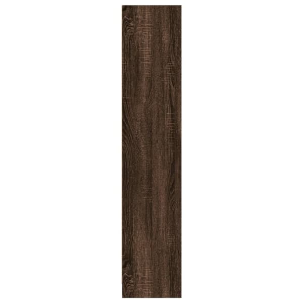 vidaXL bogreol 57x28,5x141 cm konstrueret træ brun egetræsfarve