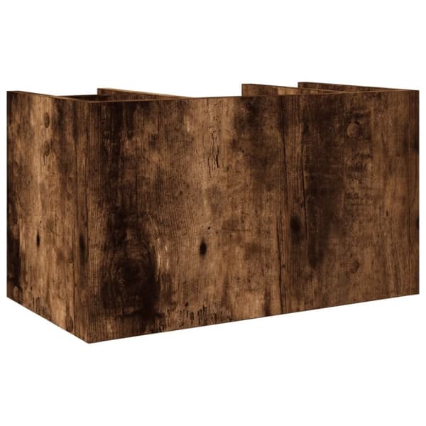 vidaXL Pöydän järjestäjä savutammi 44,5x24x25 cm tekninen puu
