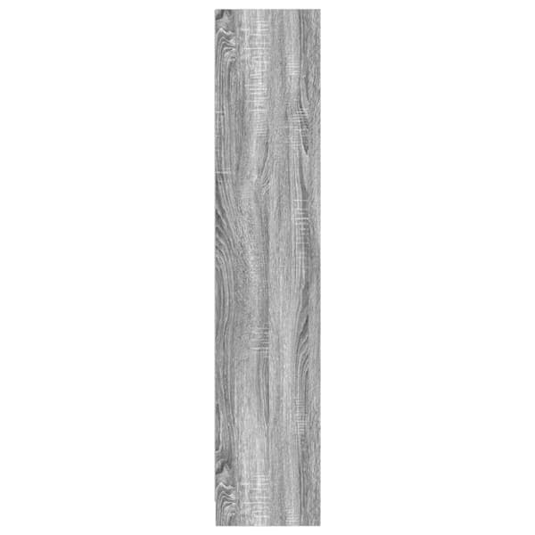 vidaXL Kirjahylly harmaa Sonoma 57x28,5x107,5 cm tekninen puu
