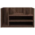Miniatyrbilde 5 av 10: vidaXL Hylle til skrivebord brun eik 44,5x24x25 cm konstruert tre