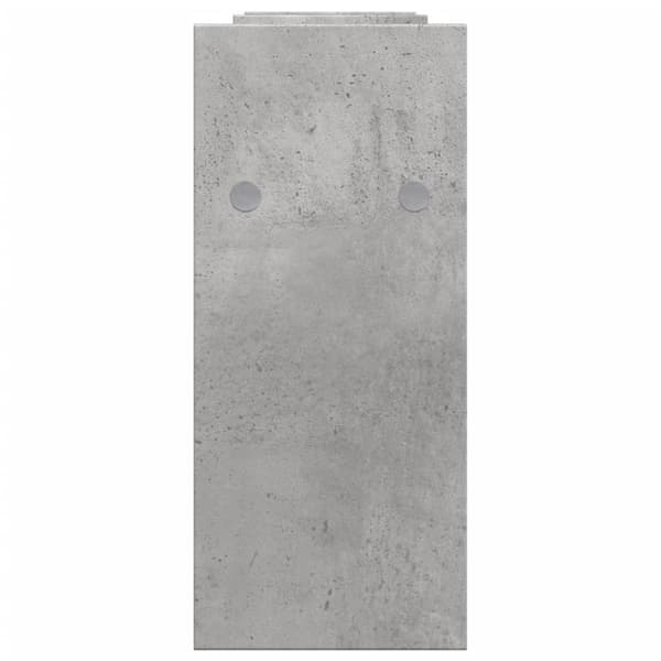vidaXL Hylle til skrivebord betonggrå 34,5x15,5x35,5 cm konstruert tre