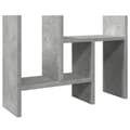 Miniatyrbilde 8 av 11: vidaXL Hylle til skrivebord betonggrå 34,5x15,5x35,5 cm konstruert tre