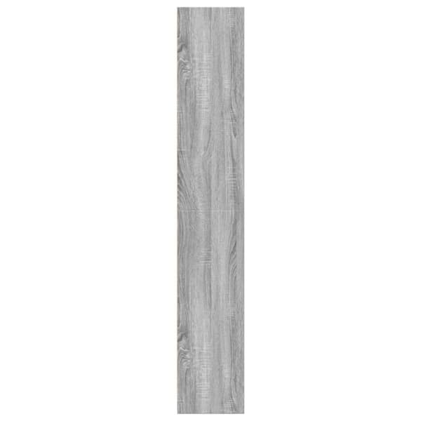 vidaXL Bokhylle grå sonoma 57x28,5x174 cm konstruert tre