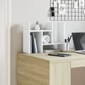 Miniatyrbilde 4 av 11: vidaXL Hylle til skrivebord svart 34,5x15,5x35,5 cm konstruert tre