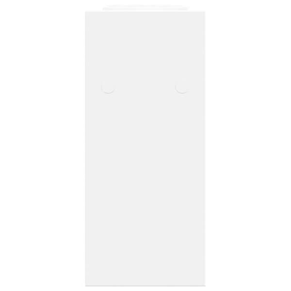 vidaXL Hylle til skrivebord svart 34,5x15,5x35,5 cm konstruert tre