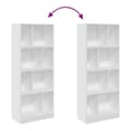 Miniatyrbilde 8 av 11: vidaXL Bokhylle hvit 57x28,5x141 cm konstruert tre