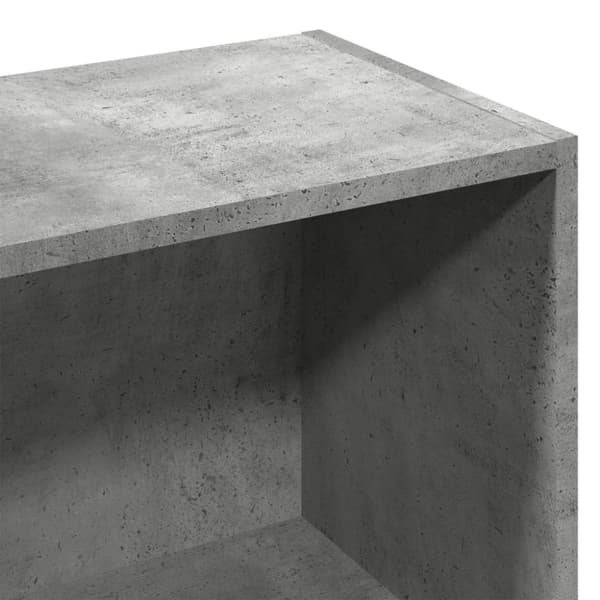 vidaXL bogreol 57x28,5x141 cm konstrueret træ betongrå