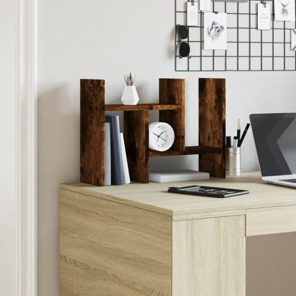 vidaXL dueslag 34,5x15,5x35,5 cm konstrueret træ røget eg