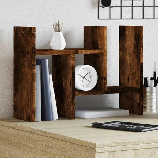 vidaXL dueslag 34,5x15,5x35,5 cm konstrueret træ røget eg