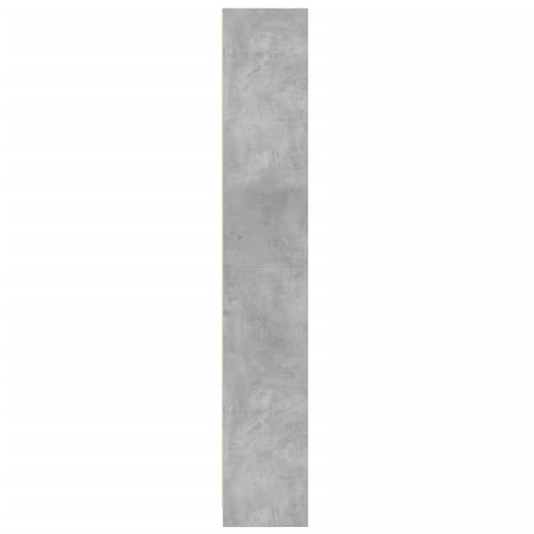 vidaXL Kirjahylly betoninharmaa 57x28,5x174 cm tekninen puu