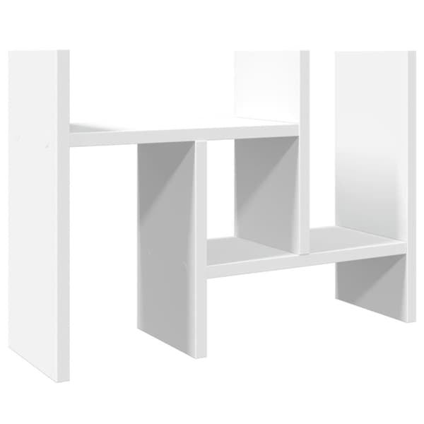 vidaXL dueslag til skrivebord 34,5x15,5x35,5 cm konstrueret træ hvid