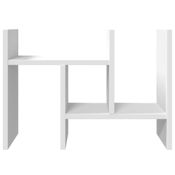vidaXL dueslag til skrivebord 34,5x15,5x35,5 cm konstrueret træ hvid