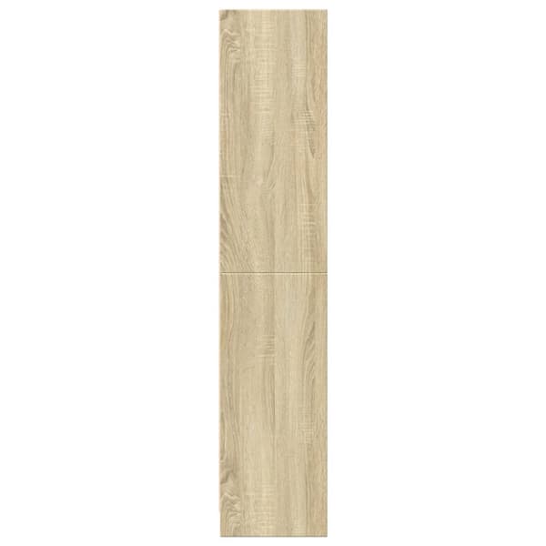 vidaXL Bokhylle sonoma eik 57x28,5x141 cm konstruert tre