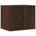 Miniatyrbilde 7 av 10: vidaXL Hylle til skrivebord brun eik 36x26x29,5 cm konstruert tre