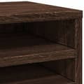 Miniatyrbilde 8 av 10: vidaXL Hylle til skrivebord brun eik 36x26x29,5 cm konstruert tre