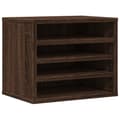 Miniatyrbilde 1 av 10: vidaXL Hylle til skrivebord brun eik 36x26x29,5 cm konstruert tre