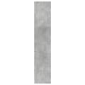Miniatyrbilde 6 av 11: vidaXL Bokhylle betonggrå 57x28,5x107,5 cm konstruert tre