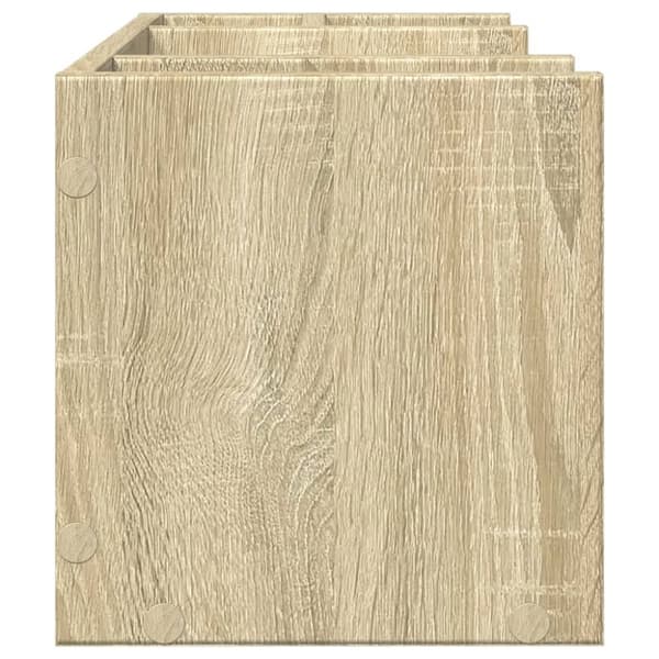 vidaXL dueslag til skrivebord 44,5x24x25 cm konstrueret træ sonoma-eg