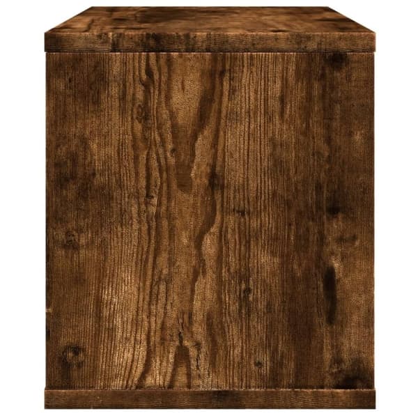 vidaXL dueslag til skrivebord 36x26x29,5 cm konstrueret træ røget eg