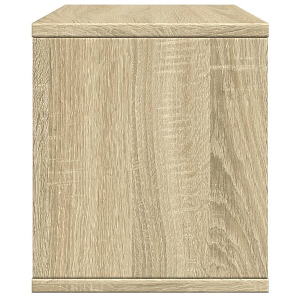 vidaXL dueslag til skrivebord 36x26x29,5 cm konstrueret træ sonoma-eg