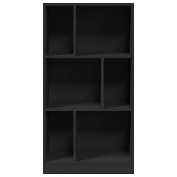 vidaXL bogreol 57x28,5x107,5 cm konstrueret træ sort