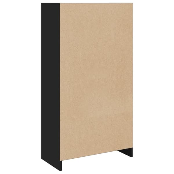 vidaXL bogreol 57x28,5x107,5 cm konstrueret træ sort