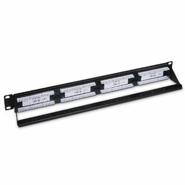 24-port UTP Kategori 6 Patchpanel Aisens A141-0509 Sort