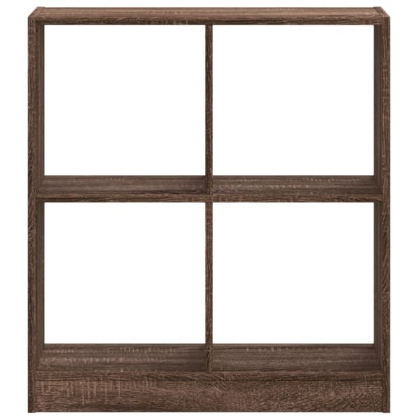 vidaXL skab 68,5x32x75 cm konstrueret træ brun egetræsfarve