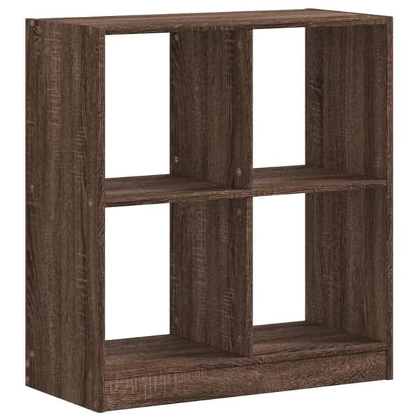 vidaXL skab 68,5x32x75 cm konstrueret træ brun egetræsfarve
