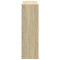 Miniatyrbillede 6 af 11: vidaXL bogreol 102x32x102 cm konstrueret træ sonoma-eg