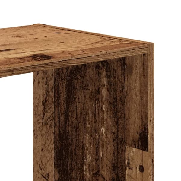 vidaXL Bokhylle gammelt tre 68,5x32x75 cm konstruert tre