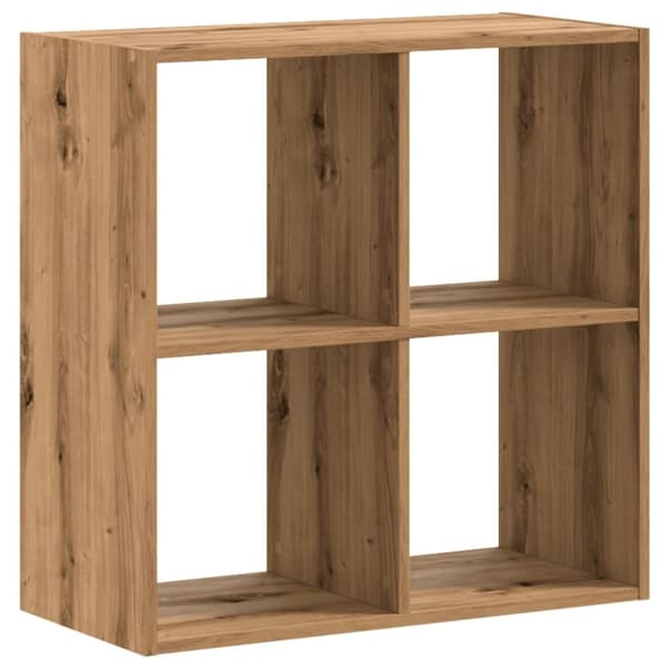 vidaXL Bokhylle artisan eik 68,5x32x68,5 cm konstruert tre