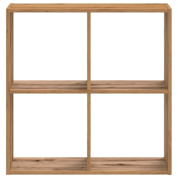 vidaXL Bokhylle artisan eik 68,5x32x68,5 cm konstruert tre