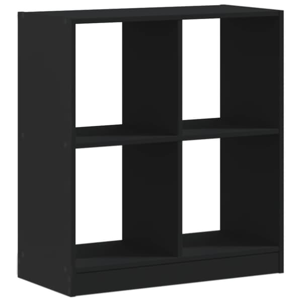 vidaXL Bokhylle svart 68,5x32x75 cm konstruert tre