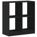 Miniatyrbilde 7 av 11: vidaXL Bokhylle svart 68,5x32x75 cm konstruert tre