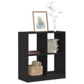 Miniatyrbilde 2 av 11: vidaXL Bokhylle svart 68,5x32x75 cm konstruert tre