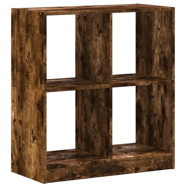 vidaXL skab 68,5x32x75 cm konstrueret træ røget egetræ