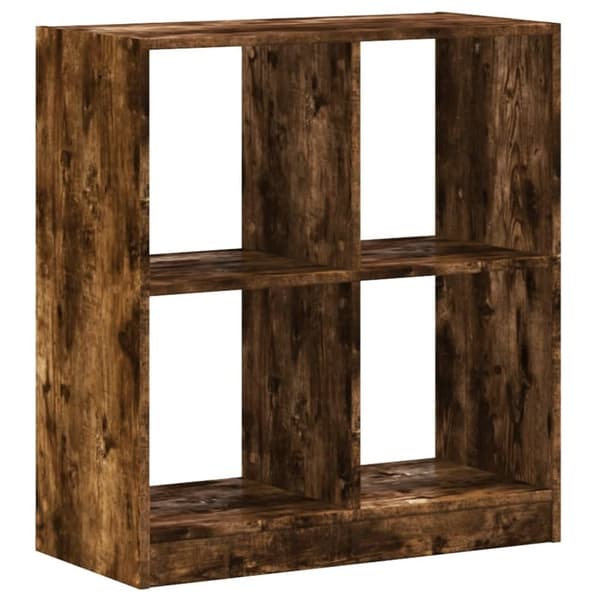 vidaXL skab 68,5x32x75 cm konstrueret træ røget egetræ