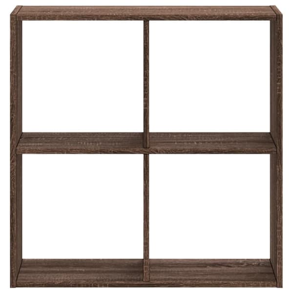 vidaXL skab 68,5x32x68,5 cm konstrueret træ brun egetræsfarve
